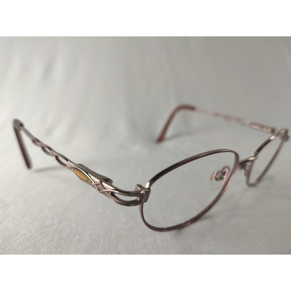 Ashley Stewart AS 63 Col 80 Metallic Purple Women's Eyeglass Frames 52-17-135